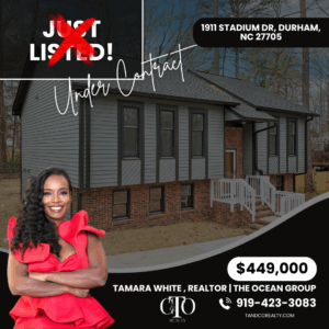 1911 Stadium Dr, Durham, NC 27705 under contract